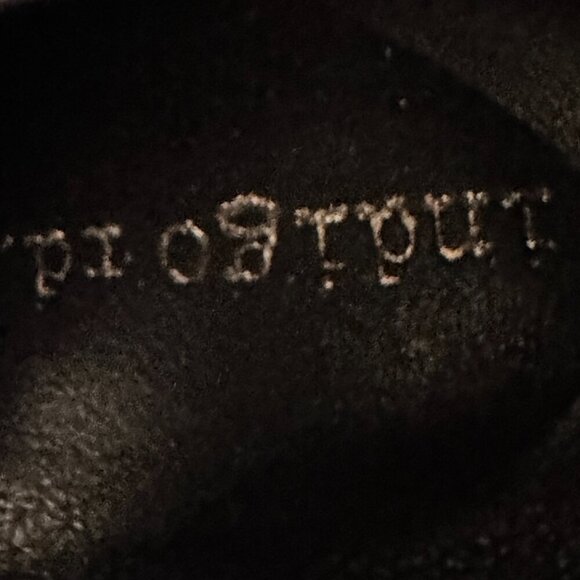 NWOT INDIGO BLACK WESTERN ANKLE WOMEN'S BOOT, INNER ZIP & STACKED HEEL 10 M - Picture 11 of 13